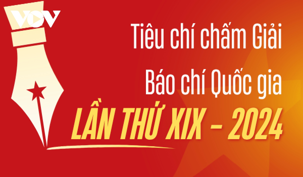 Tiêu chí chấm Giải báo chí Quốc gia lần thứ XIX - 2024